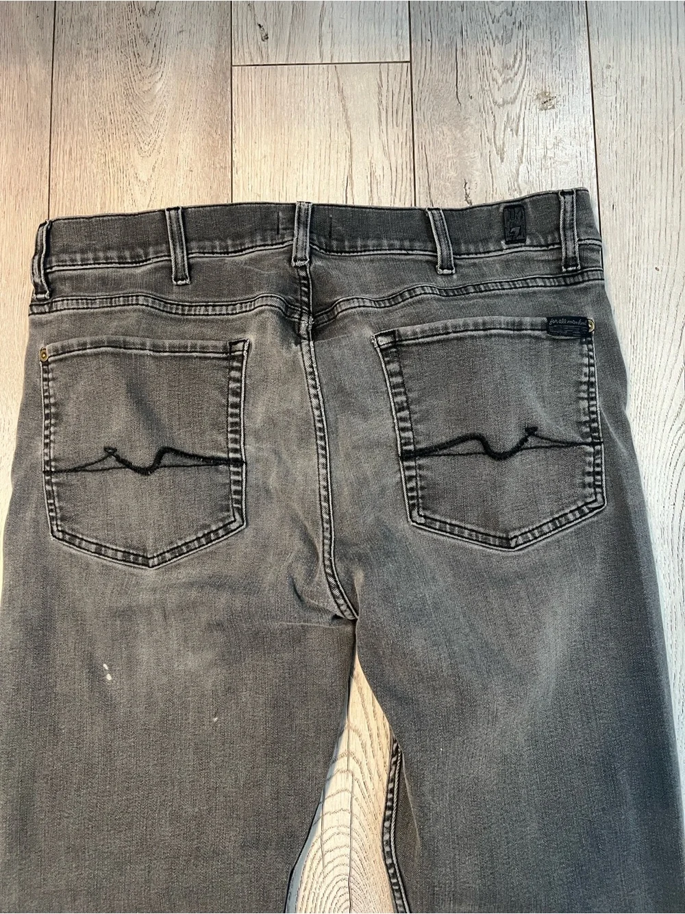 7 For All Mankind Men's Slim Straight Jeans - Picture 4 of 4